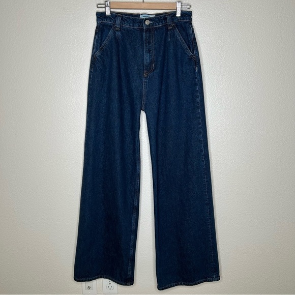 Reformation Miami Pleated Trouser Jeans in Tatum 27 - Picture 1 of 12